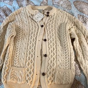 Pure Wool Irish Cartigan